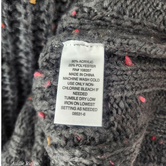 a.n.a A New Approach Speckled Knit Sweater Gray Women’s Large - Picture 5 of 6